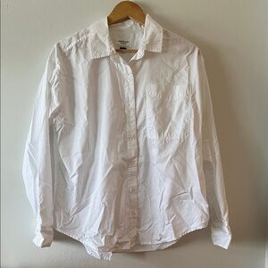 NWOT American Eagle Outfitters Poplin Crisp White Shirt